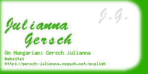 julianna gersch business card